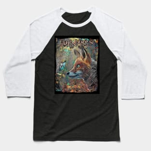 Enchanted Fox & His Faithful Butterfly Baseball T-Shirt